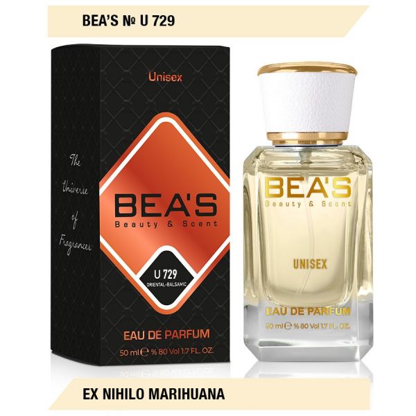 Beas U729 Byredo Marihuana edp 50 ml, Unisex Perfume Beas U729 inspired by Byredo Marihuana